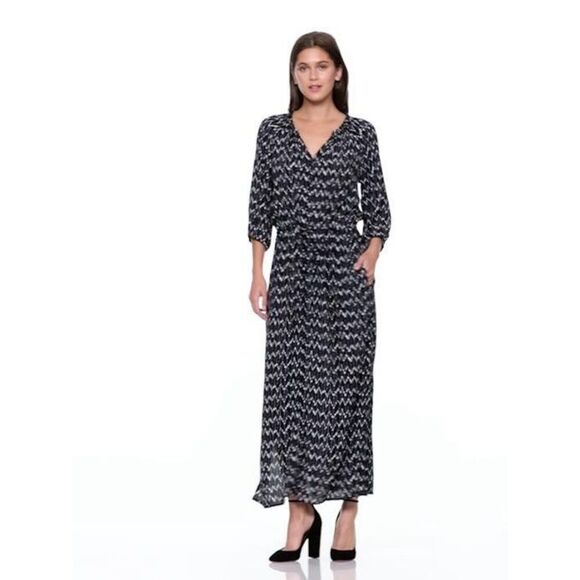 NWT Gap Print Maxi Shirtdress Summer Beach Swim Coverup - Picture 2 of 9